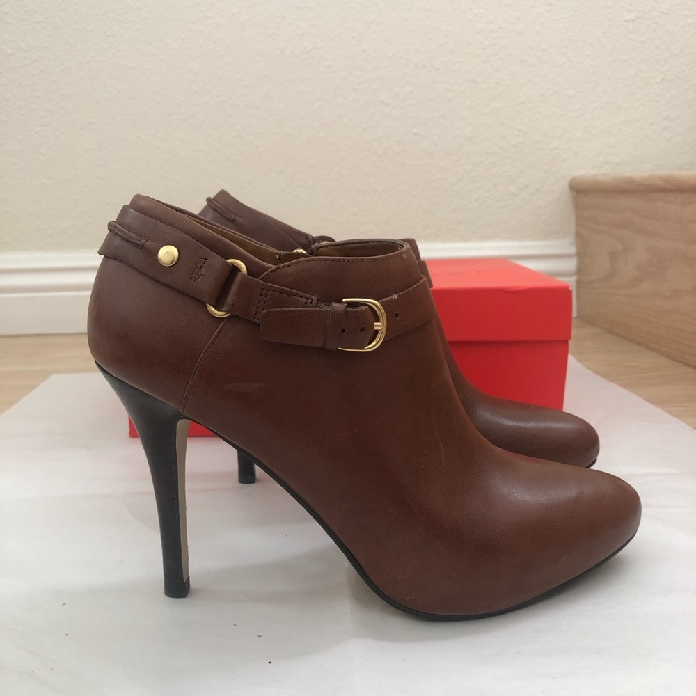 Ivanka Trump brown booties